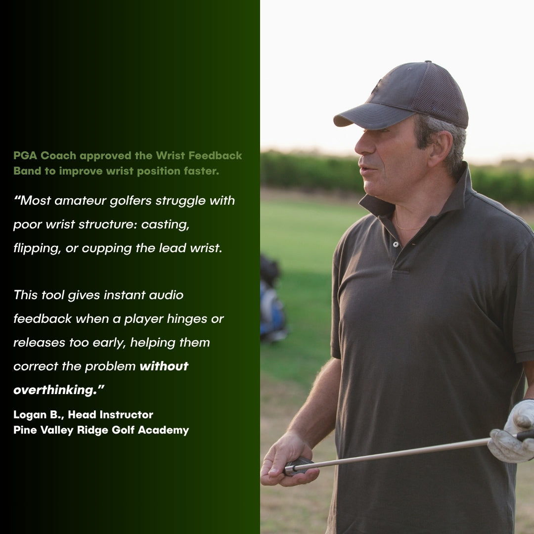 WRIST FEEDBACK BAND™ — Train Your Wrists. Transform Your Swing.